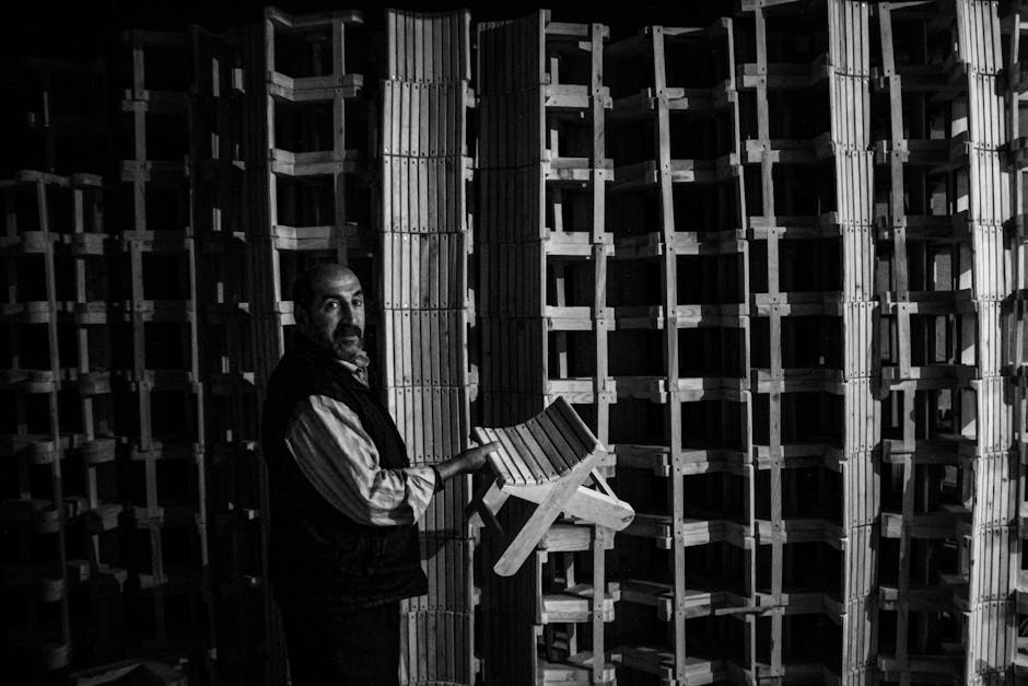 Aerie craftsman at work